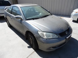 2005 HONDA CIVIC 2DOOR EX GRAY 1.7 AT A21343